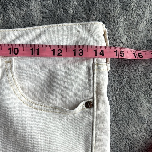 Pilcro & The Letterpress Fit SJEJ Jeans in White Size 26 EUC - Picture 5 of 9
